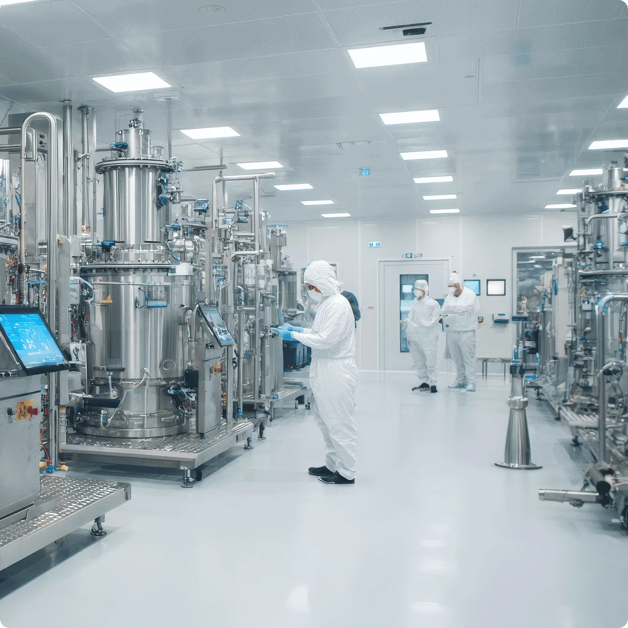 Person working on laptop with checkmarks overlay