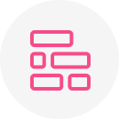 Masonry grid icon
